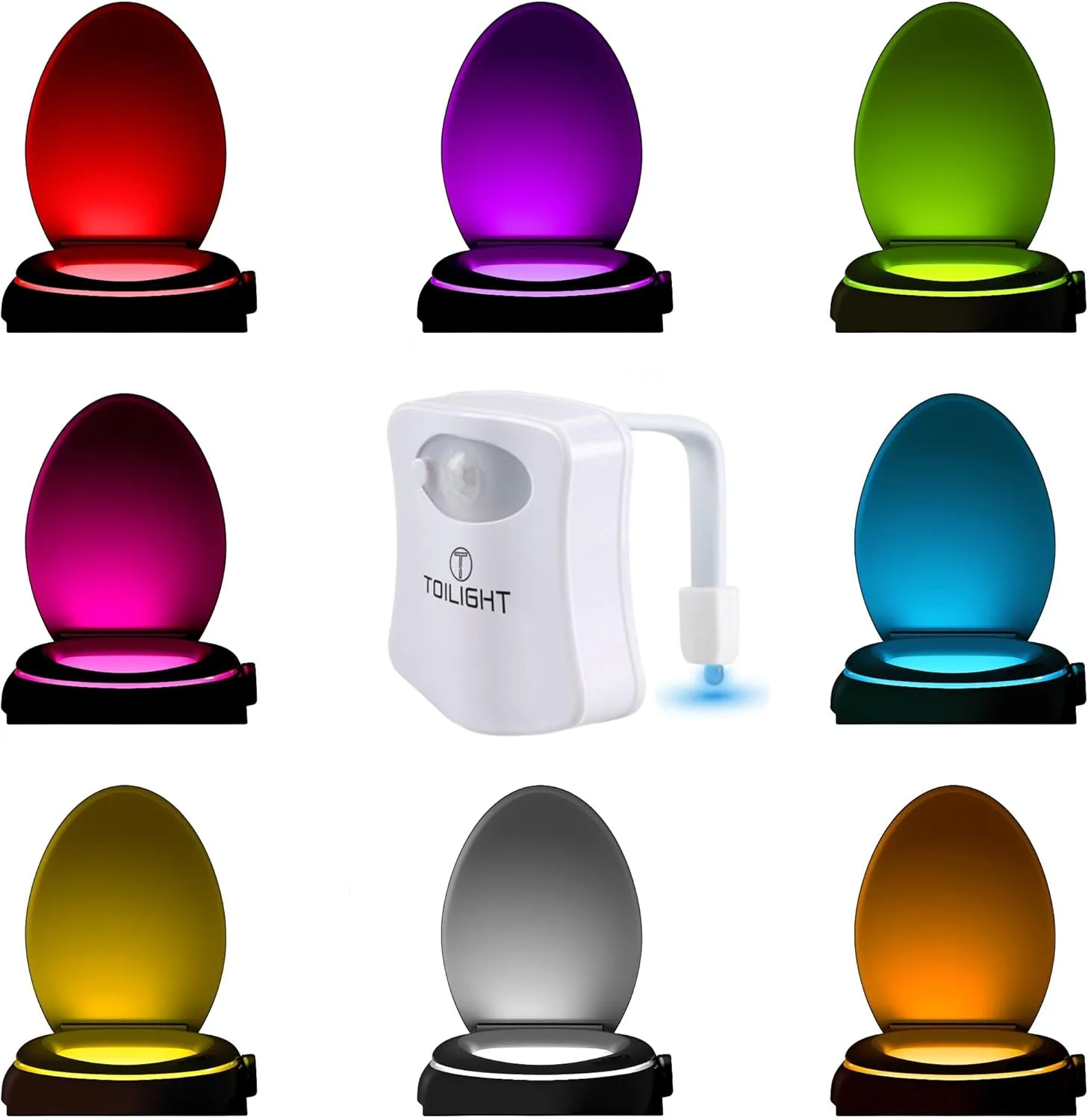 Das Original WC Licht. Coole LED Toilettenlicht Gadgets. Praktische Weihnachtsgeschenke. Lustige Geschenke für Männer Frauen Herren. Geschenkideen Weihnachten Männergeschenke Geschenk Wichtelgeschenk