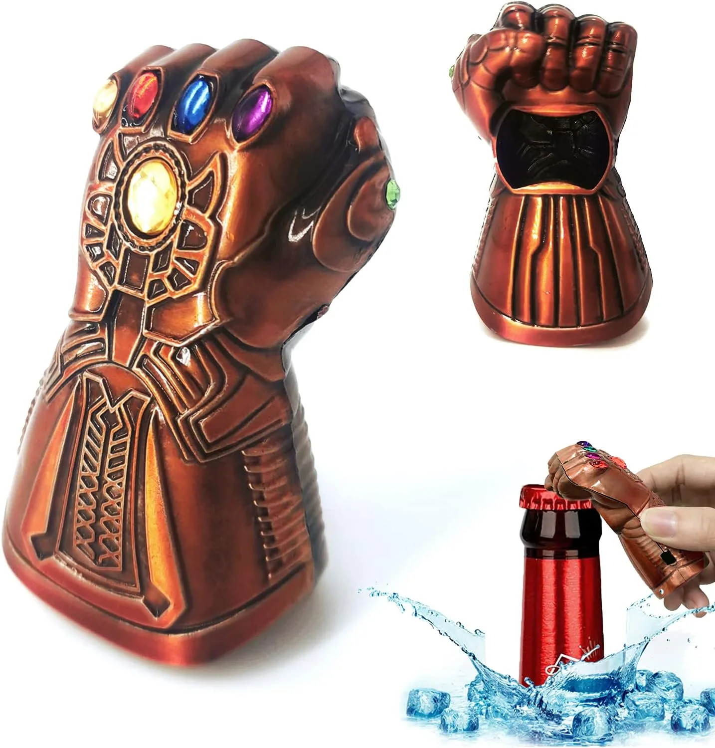 Thanos Handschuh Flaschenöffner, Flaschenverschlussöffner, Avengers kreativer Korkenzieher, Dekorationsöffner die kreativsten Geschenk