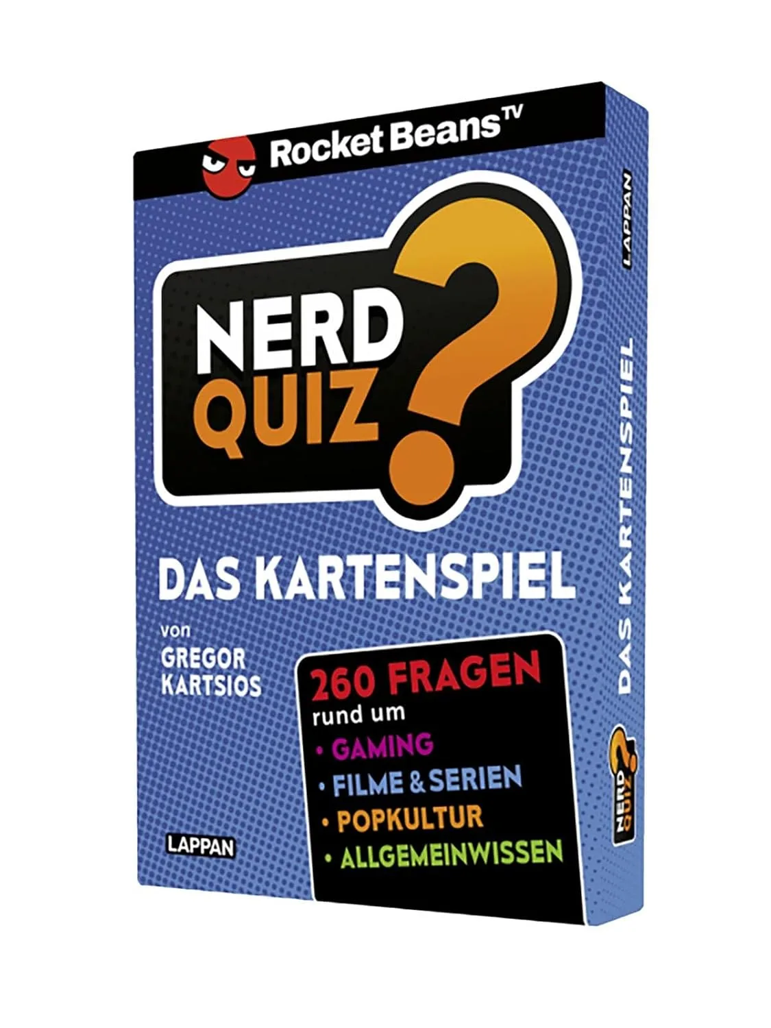 Nerd Quiz - das Kartenspiel: 260 Fragen rund um Games, Filme und Popkultur | Präsentiert von Rocket Beans TV! | Quizspiel für große Runden und Kartenspiel für unterwegs