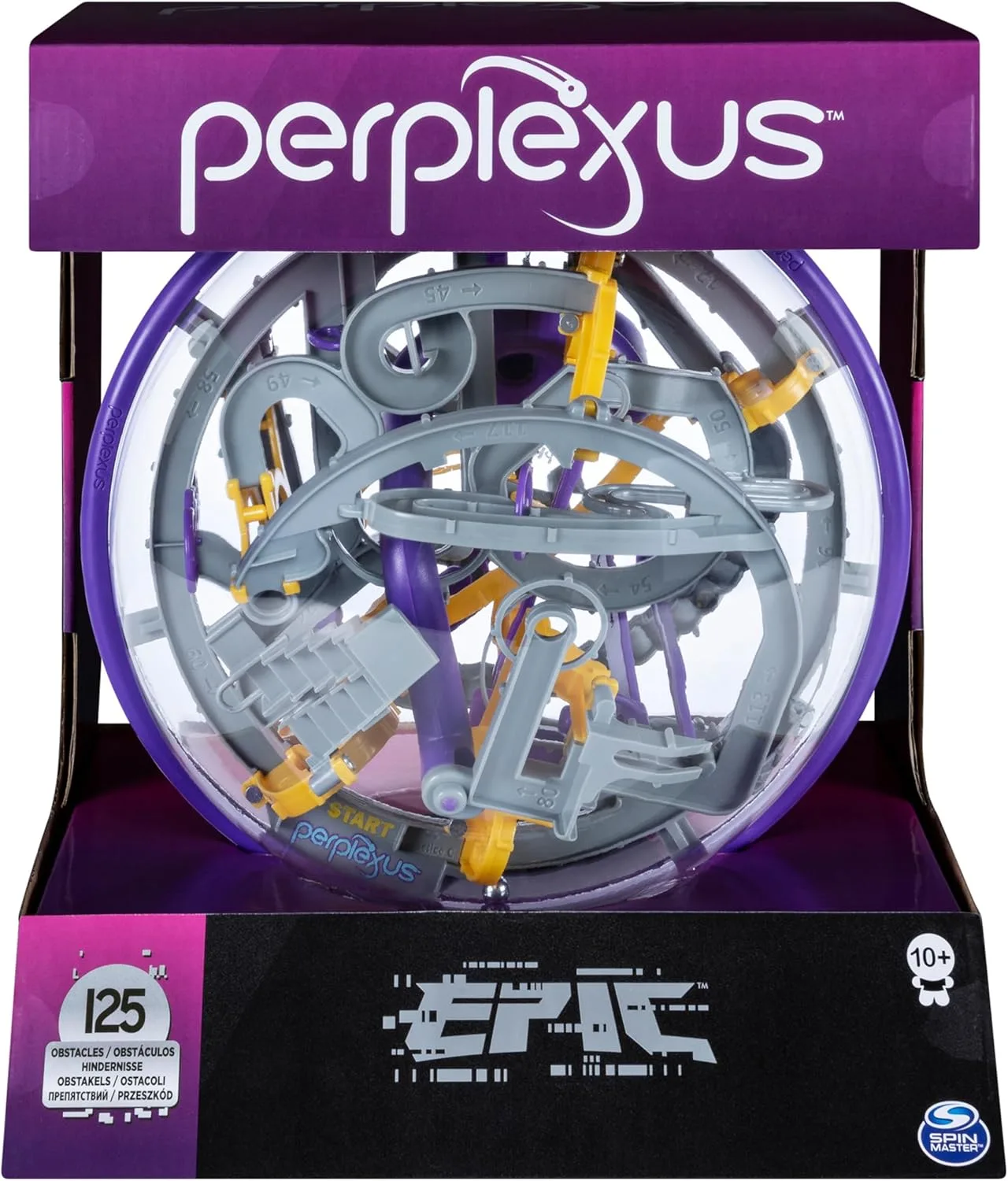 Spin Master Games Perplexus Epic, 3D-Kugellabyrinth mit 125 Hindernissen - für fingerfertige Perplexus-Fans ab 10 Jahren