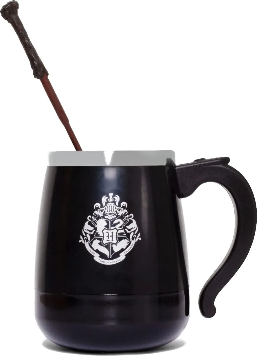 Harry Potter HAPOMAGMG Selbstrührende Tasse, 450 milliliters, Metall, Klar, 1 Stück (1er Pack)