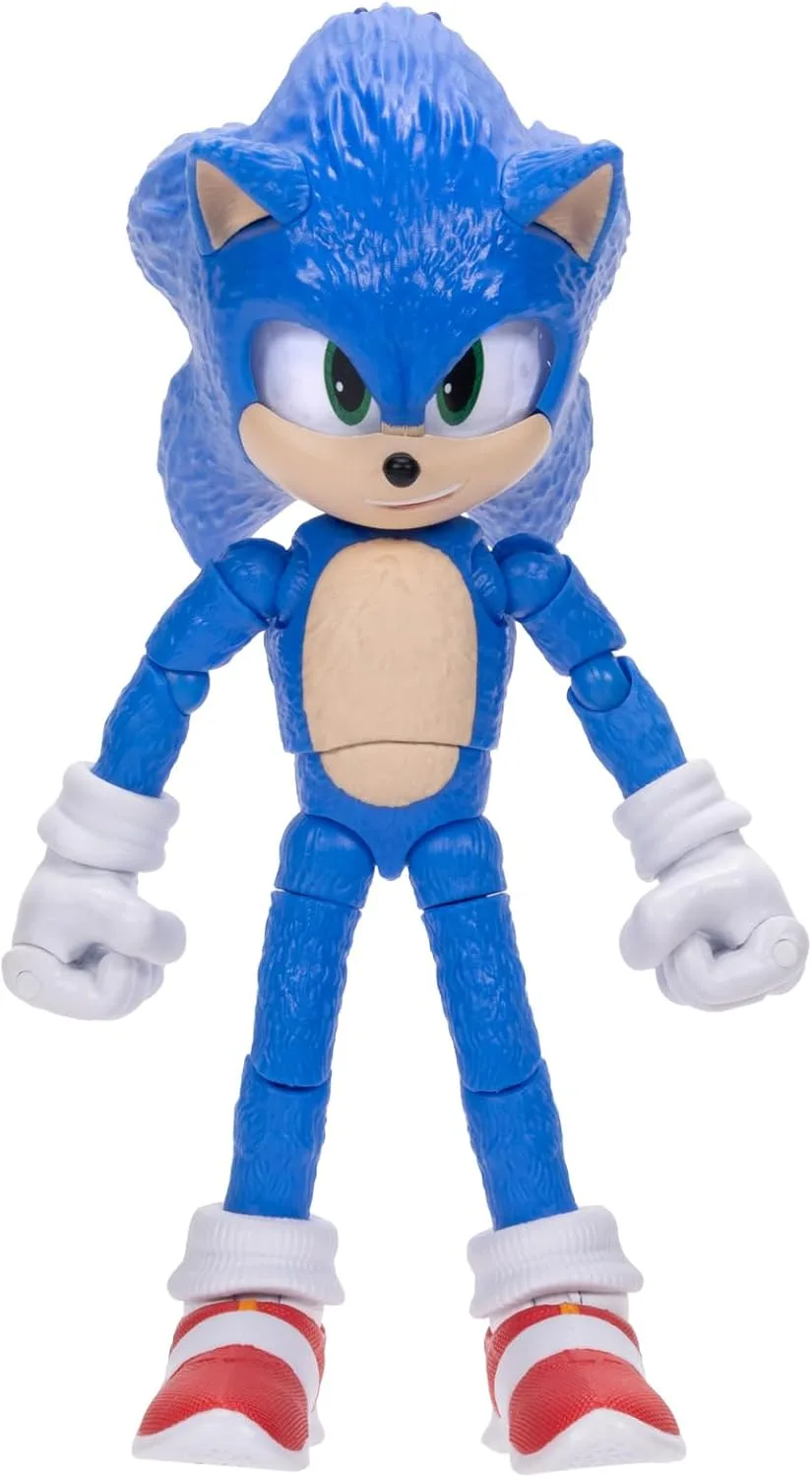Sonic 3 Movie 12,7 cm Actionfiguren Sonic, Blau