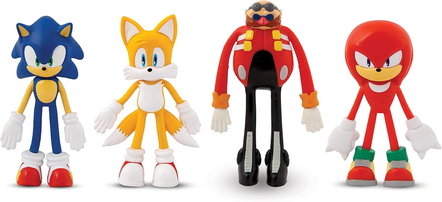 Bend-Ems Sonic The Hedgehog 4 Pack