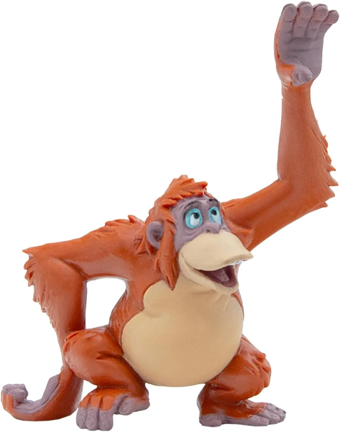 Bullyland 12383 - Spielfigur King Louie aus Walt Disney Das Dschungelbuch, ca. 8,3 cm, detailgetreu, ideal als kleines Geschenk für Kinder ab 3 Jahren