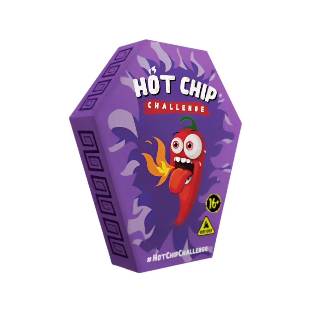 HOT-CHIP-Herausforderung – Der ultimative würzige Snack! 67 g reine Würzige für Tapfere – perfekt für Herausforderungen und Partys