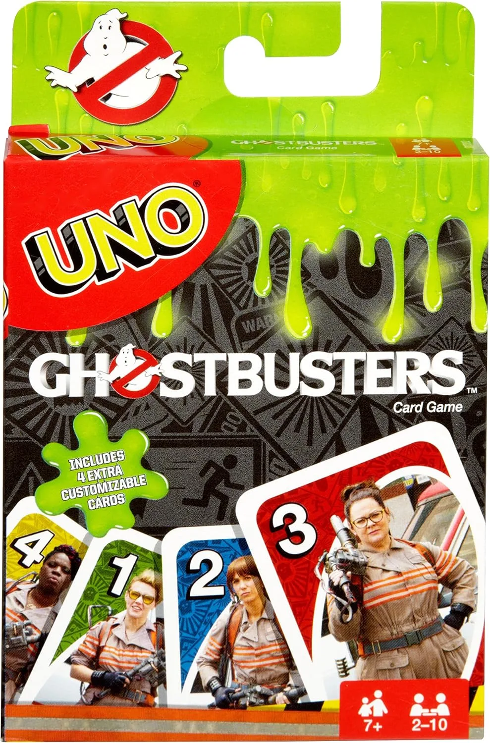 Uno Kartenspiel Ghostbuster der Film - mit 4 extra Karten speziell für die Ghostbusters-Fans