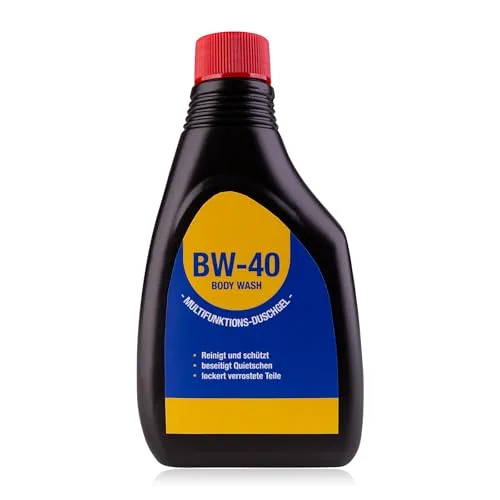 Duschgel für Männer als Geschenk im Deko-Kanister Ölkanister Motorölflaschen-Optik 350ml Bath & Body (1, Motiv BW-40)