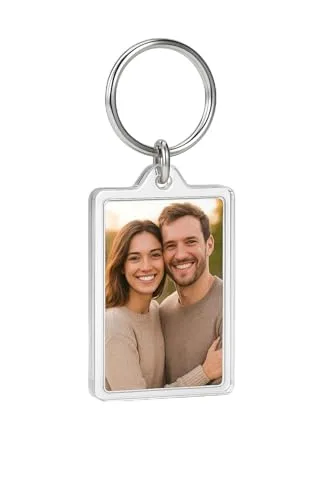 Personalisierter Schlüsselanhänger mit Foto | Personalisierte Geschenke | Partner Geschenk | Geschenk Freundin oder Geschenk für Freund | Persönliches Geschenk | Individuelles Geschenk