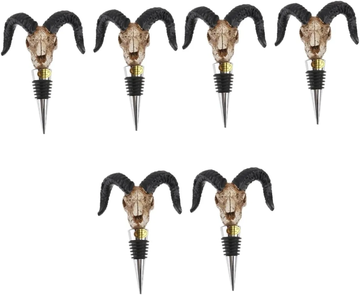 PRETYZOOM 6 Stk Weinverschluss Weinstopper flaschenkorken Flaschenstopfen Sparpumpe für Weinflaschen Getränke Weinflaschenverschlüsse aus Legierung Verschlussstopfen für Weinflaschen Harz