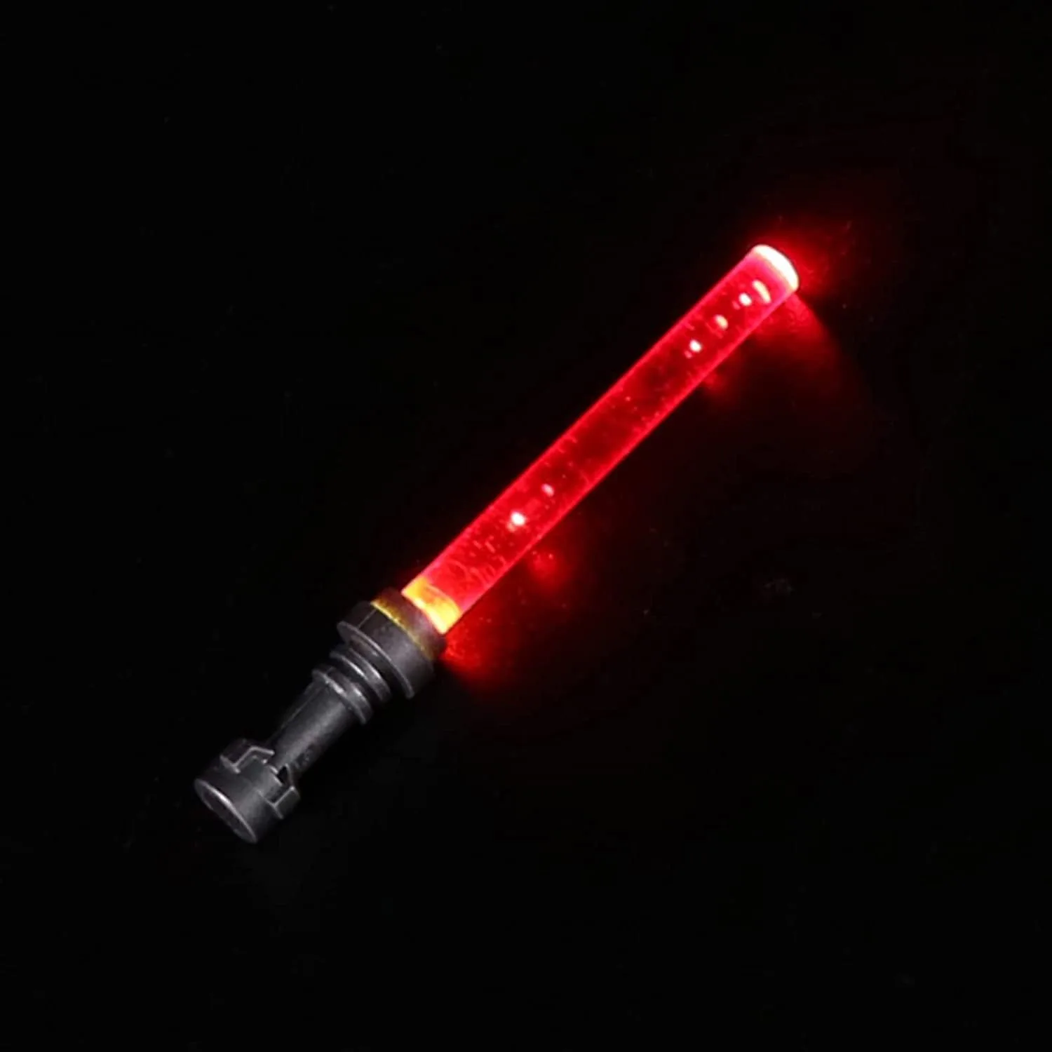 Rotes Lichtschwert Kompatibel mit Lego DIY/MOC Beleuchtung (1 Packung 1), Lichtschwert Compatible with Lego and Other Major Brand Bricks, Stromversorgung über USB