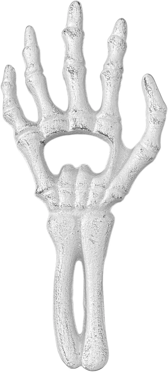 Skeletthand Flaschenöffner aus Gusseisen