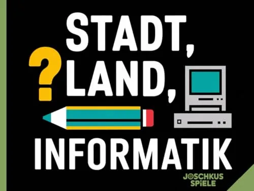 Stadt, Land, Fluss - Informatiker Edition - Spielevorlage und Spieleblock: Vorlage für den Spieleklassiker - Geschenkidee für IT-Experten und Computernerds - Lustiges Geschenk für Informatiker