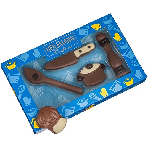 Heilemann Geschenkverpackung "Kochen" Edelvollmilch, 100g