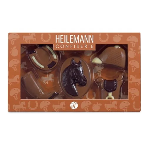 Heilemann Geschenkverpackung "Pferde" Edelvollmilch, 100g