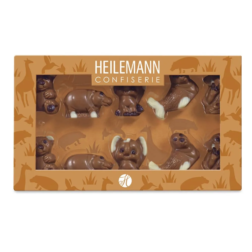 Heilemann Geschenkpackung "Zoo" Edelvollmilch, 100g