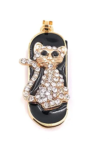 H-Customs Katze Gold schwarz USB Stick 8GB 16GB 32GB USB 2.0/8 GB