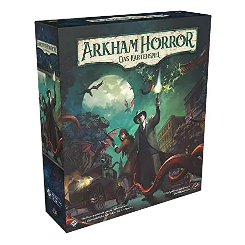 Fantasy Flight Games, Arkham Horror: LCG, Grundspiel, Expertenspiel, Kartenspiel, 1-4 Spieler, Ab 14+ Jahren, 45+ Minuten, Deutsch, Mehrfarbig, Bunt