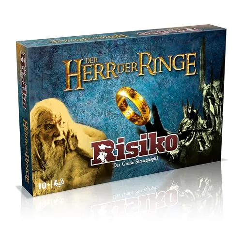 Winning Moves Risiko Herr der Ringe Edition - Strategie Brettspiele Herr der Ringe für Fans - Gesellschaftsspiele Risiko Brettspiel - 2+ Spieler ab 10+ Jahren - Deutsch