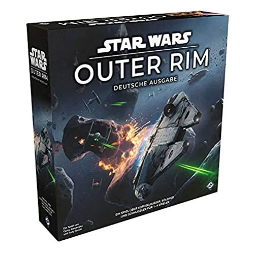 Fantasy Flight Games, Star Wars: Outer Rim, Expertenspiel, Brettspiel, 1-4 Spieler, Ab 14+ Jahren, 120+ Minuten, Deutsch