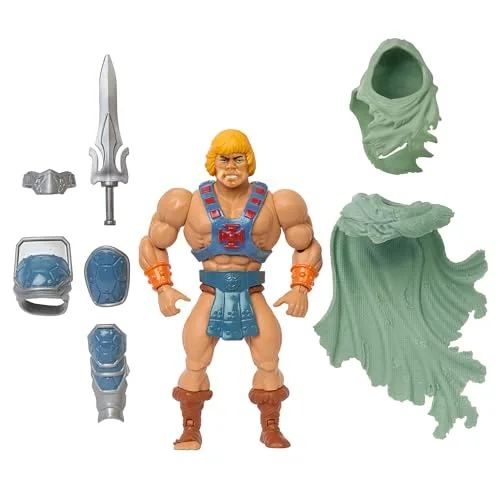 Masters of the Universe Origins Turtles of Grayskull bewegliche Actionfiguren, Teenage Mutant Ninja & Motu Crossover-Figuren, HTH18