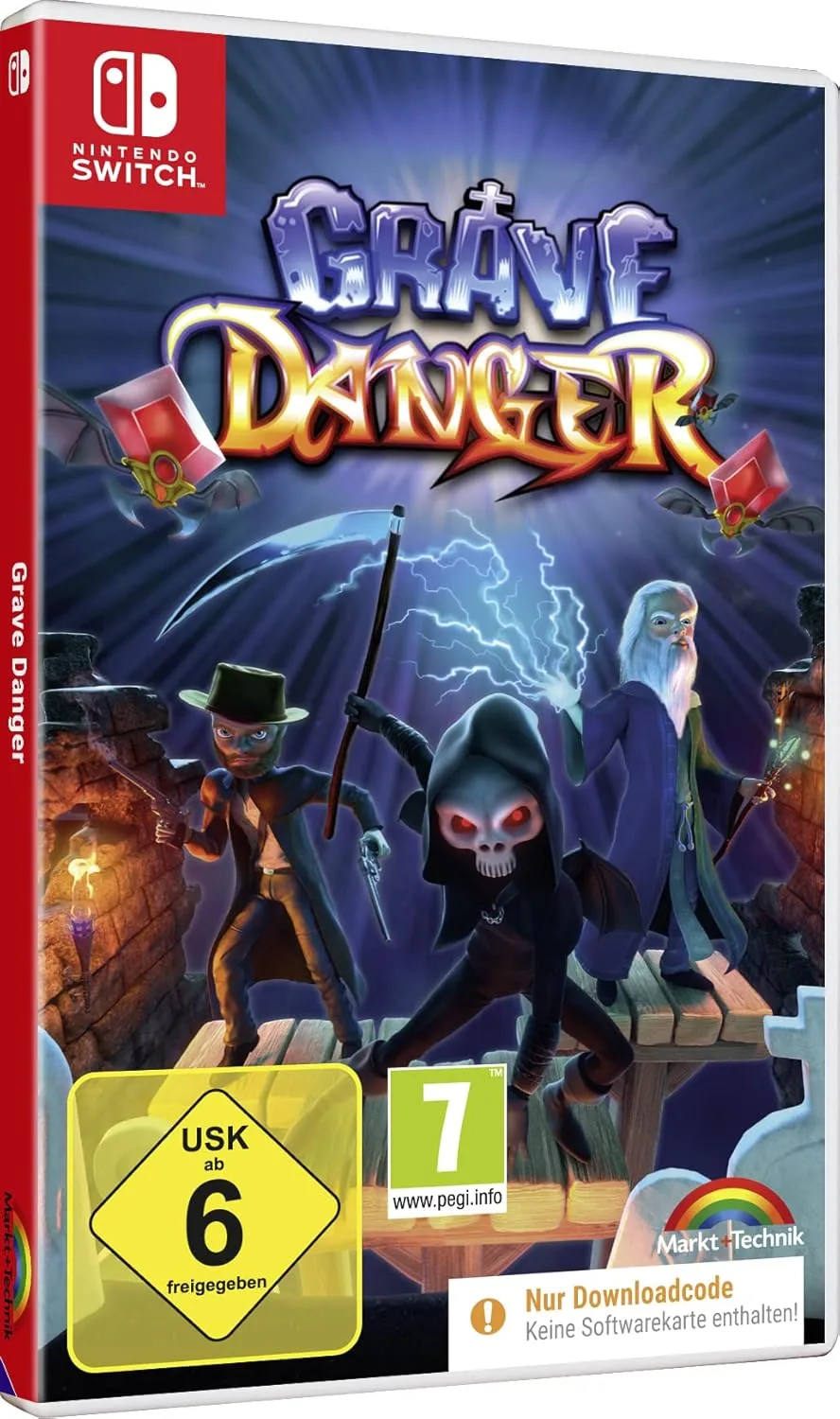 GRAVE DANGER - gruselige Adventure - Jump n Run für Nintendo Switch