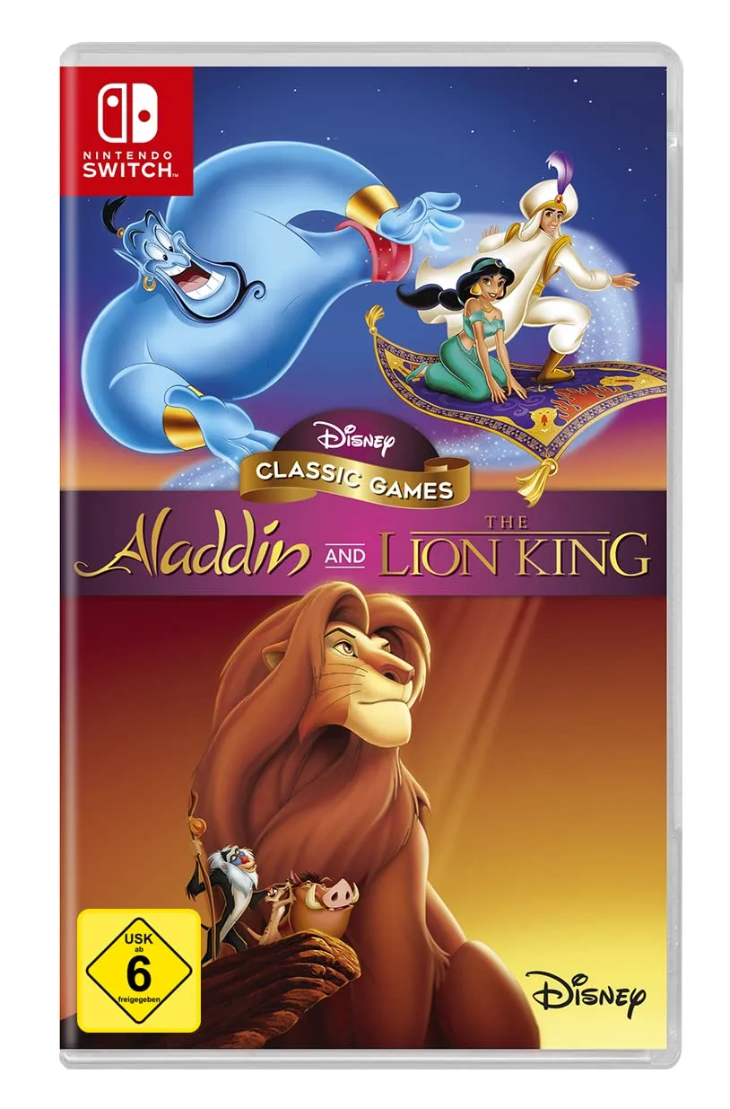 Disney Classic Games Collection: Aladdin, The Lion King & enthält Download Code für Jungle Book - Switch