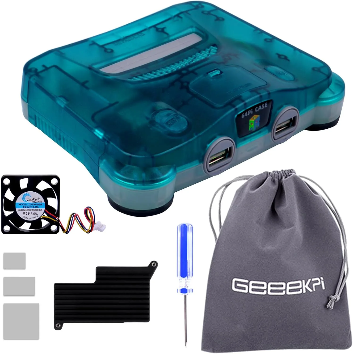 RetroFlag 64Pi Gehäuse für Raspberry Pi 5, SD Card Storage, Safe Shutdown und Safe Reset, MetaData in Emulation Station Auto Saved