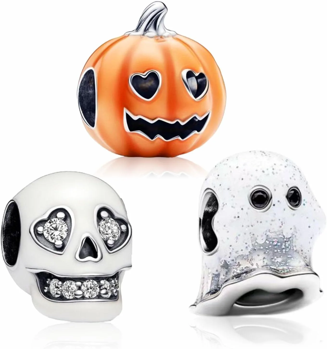 MSPOVOF 2025 Abschluss Herz Charm 925 Sterling Silber 5A Zirkonia Anhänger für Armband Halsketten Schmuck Geschenk für Damen Frauen