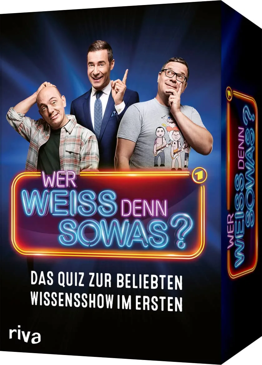 Wer weiß denn sowas? – Das Quiz zur beliebten Wissensshow im Ersten: Trainiere dein Allgemeinwissen mit den spannendsten Fragen der Show. Das perfekte Geschenk für alle Quiz-Fans (WWDS Quiz, Band 1)
