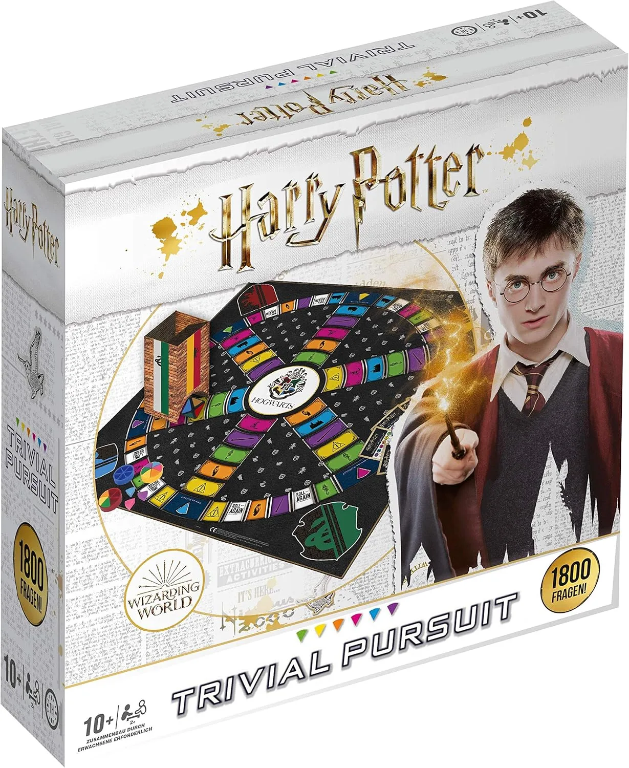 Winning Moves Trivial Pursuit Harry Potter XL Edition - Quizspiel für Harry Potter Fans - Quiz Partyspiele - Trivia Fanartikel - 2+ Spieler ab 10+ Jahren - Deutsch