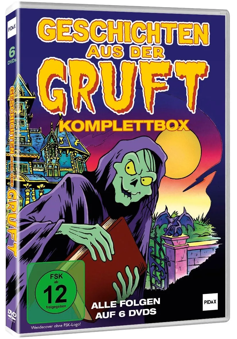 Geschichten aus der Gruft (Tales from the Cryptkeeper) - 90er Horror-Zeichentrick-Serie auf 6 DVDs - Kompettbox der Anthologieserie mit allen Staffeln auf Deutsch (Pidax Animation)