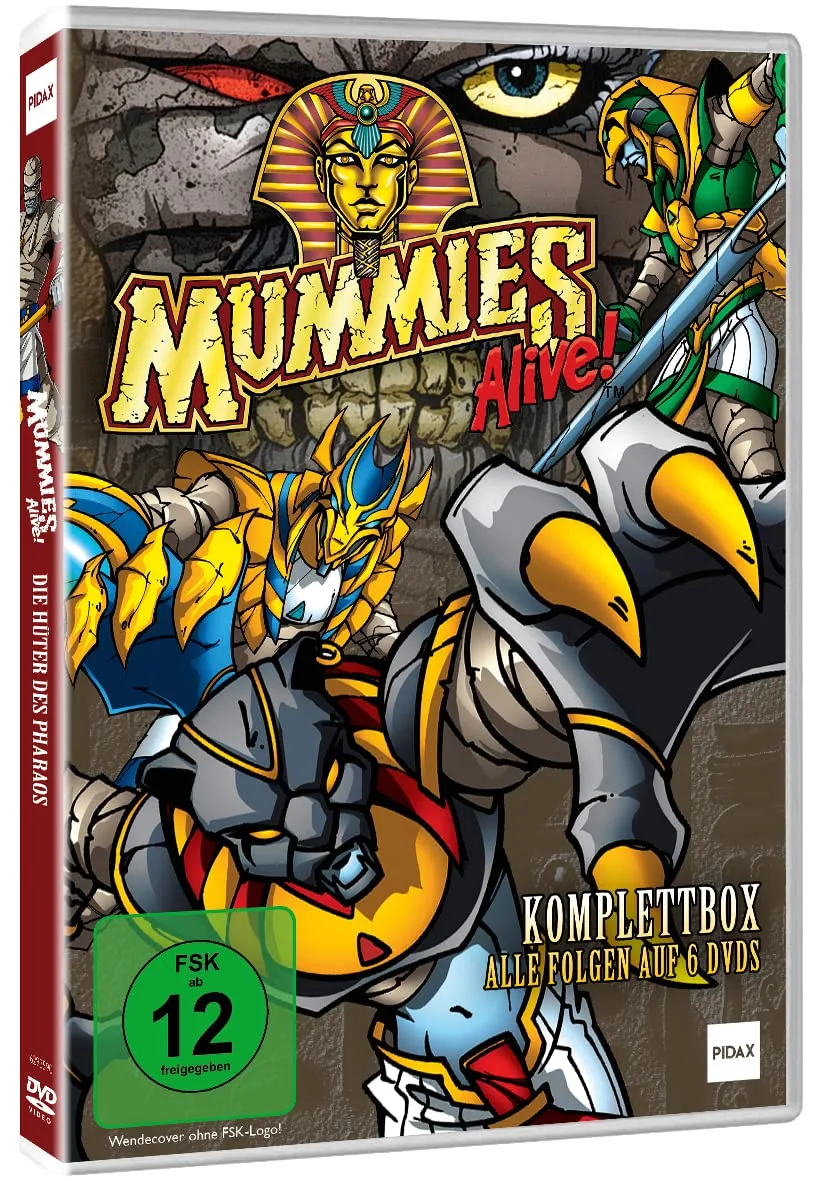 Mummies Alive Komplettbox: Die Hüter des Pharaos - Die Welt der ägyptischen Mythologie mit den unsterblichen Helden der Kindheit - 90er Fantasy Zeichentrick-Serie [Collector's Edition] [6 DVDs]