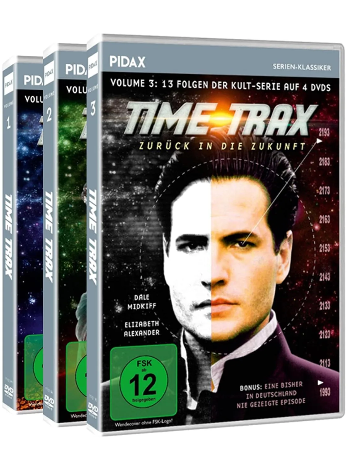 Time Trax - Zurück in die Zukunft (Gesamtedition) Kompletten 44 Folgen der Kult-Science-Fiction-Serie aus den 90ern [12 DVDs]