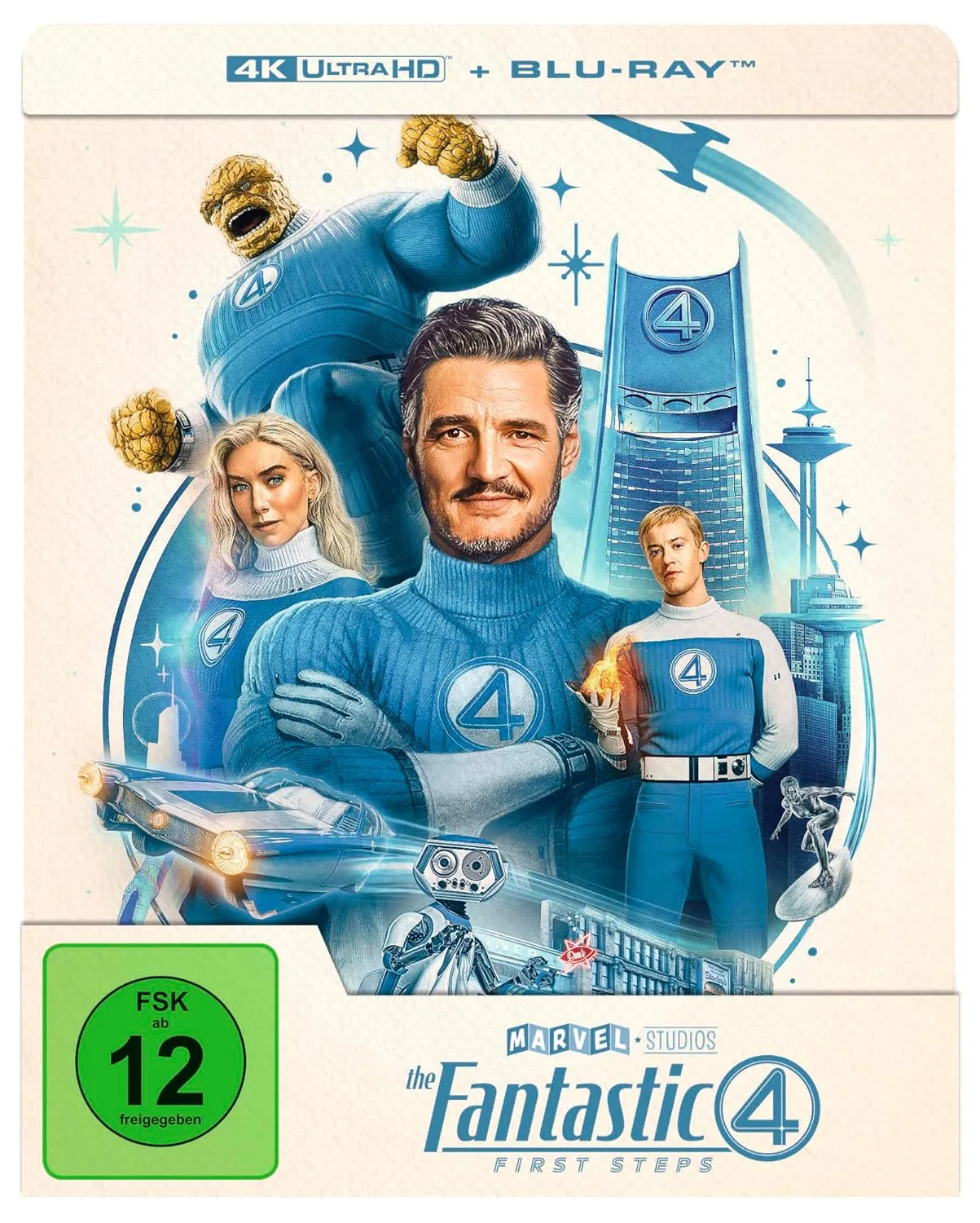 The Fantastic Four - First Steps - Steelbook - Limited Edition (4K Ultra HD) (+ Blu-ray)