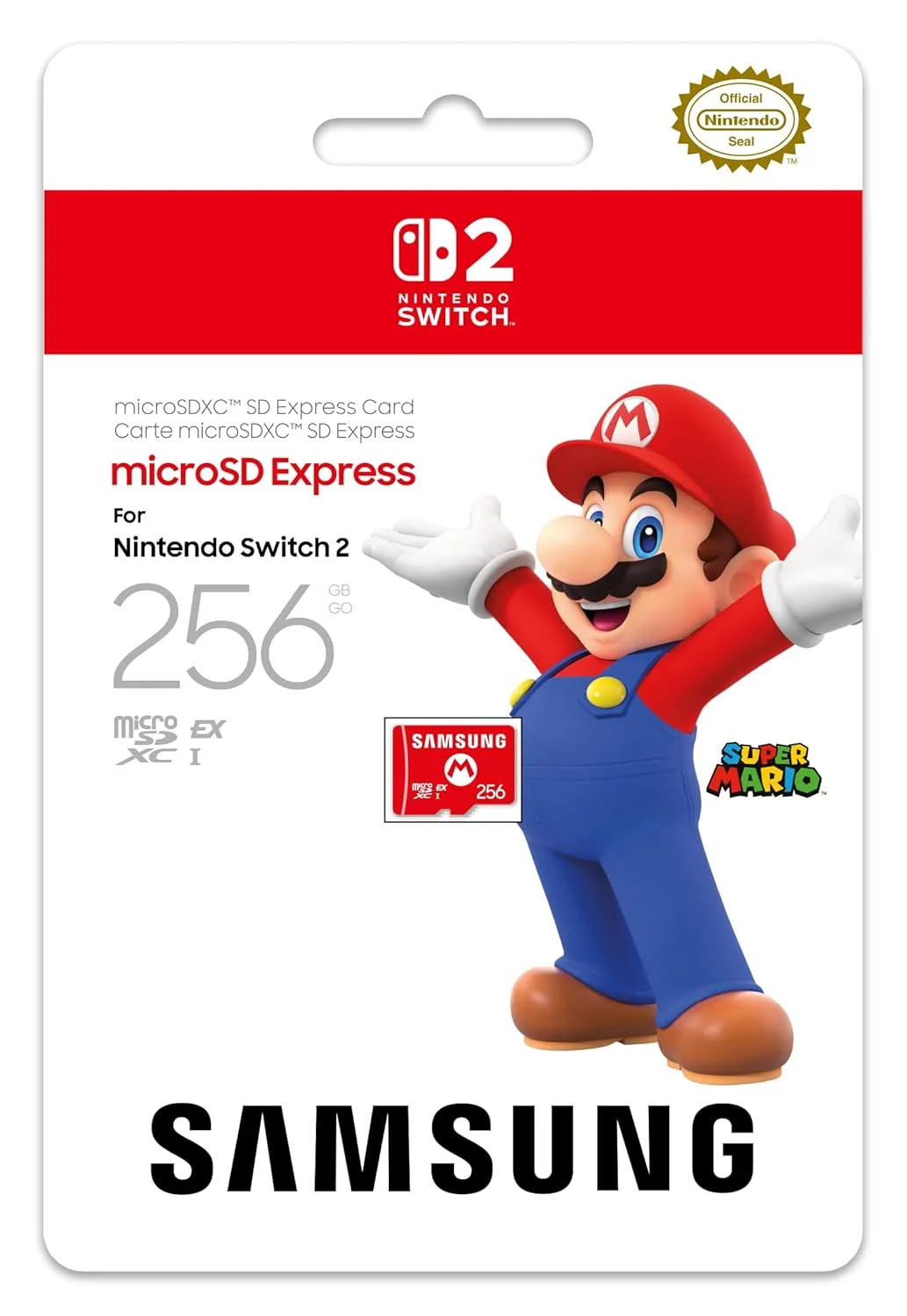 256 GB Samsung microSD EXPRESS Card (Nintendo Edition)