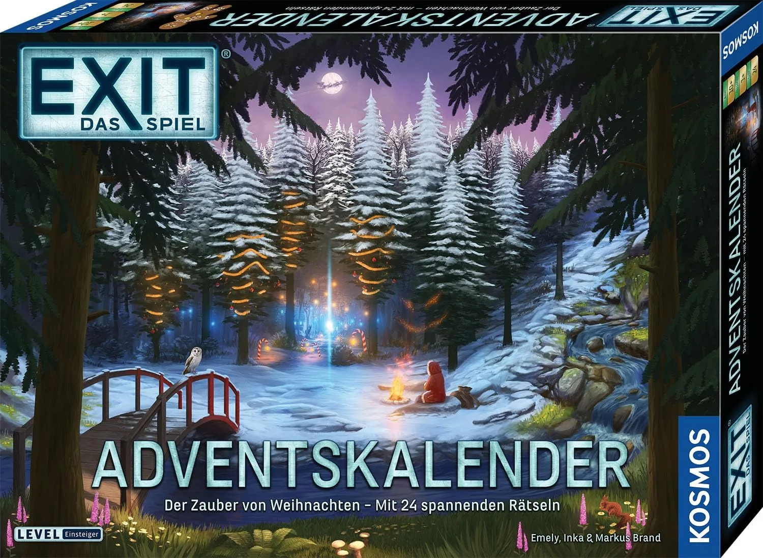 KOSMOS 685348 EXIT - Das Spiel Adventskalender 2025, Der Zauber von Weihnachten mit 24 spannenden Rätseln, Escape Game Adventskalender