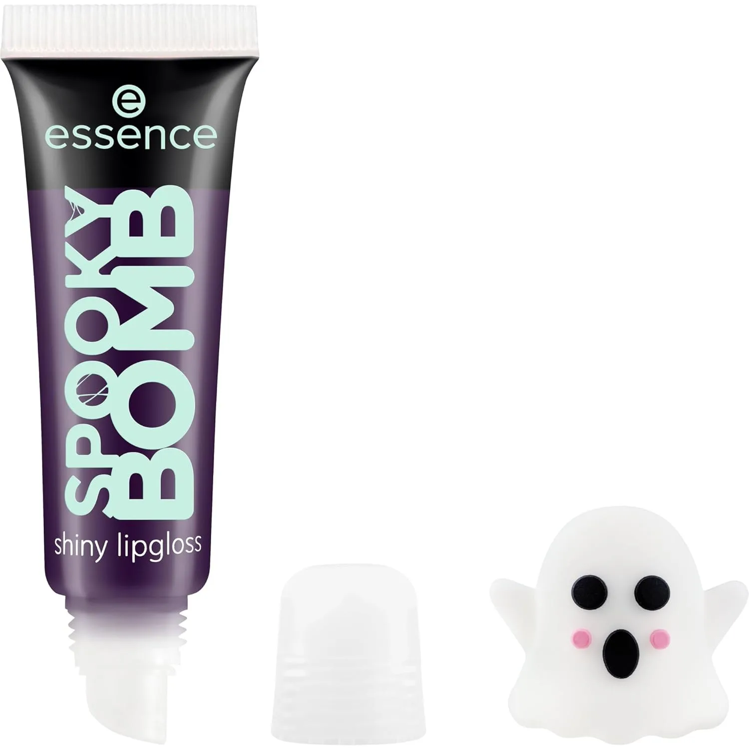 essence SPOOKY BOMB shiny lipgloss, Nr. 01, Violett, glänzend, vegan, ohne Parabene, ohne Mikroplastikpartikel, Nanopartikel frei, 1er Pack (10ml)