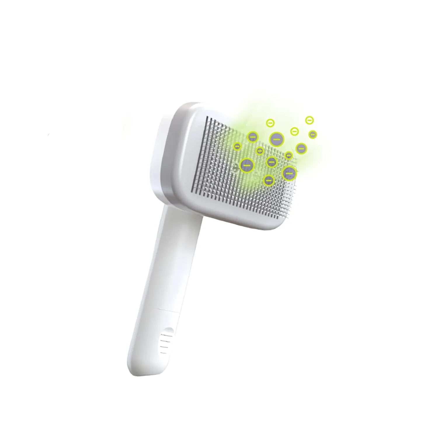 PiddiPet IonBrush Ionen Tierhaarbürste - Das Original aus dem TV – Bürste mit Ionen-Generator, reduziert statische Aufladung, sanft & selbstreinigend – ideal für Hund & Katze