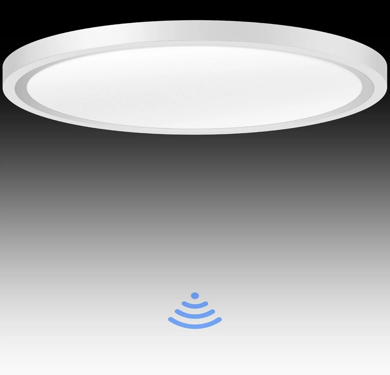 Aulaiyi Lampe mit Bewegungsmelder innen, Deckenlampe led Deckenleuchte mit Bewegungsmelder Radar sensor, Ultraflach Leuchte für Flur Treppe Küche Balkon Abstellraum, 4000K Neutralweiß, φ23CM