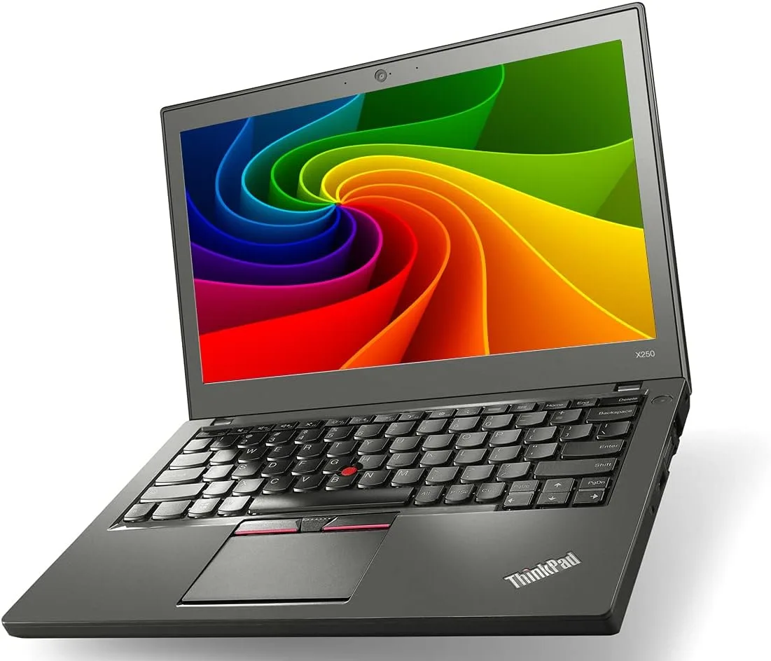 Lenovo Business Laptop Notebook ThinkPad X250 i5-5300u 8GB 180GB SSD 1920x1080 Touchscreen Windows 11 QWERTZ (Generalüberholt)
