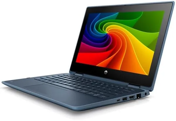 HP Business Laptop Notebook ProBook X360 11 G5 Celeron N4100 8GB 128GB SSD 1366x768 Touchscreen Windows 11 (Blue) QWERTZ (Generalüberholt)