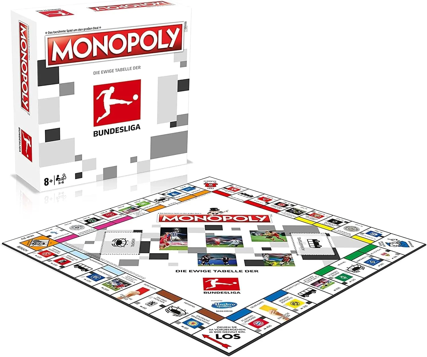 Winning Moves Monopoly Bundesliga Edition - Monopoly Spiel für Fans - Familienspiele Strategie Brettspiele Bundesliga Edition - 2+ Spieler ab 8+ Jahren - Deutsch