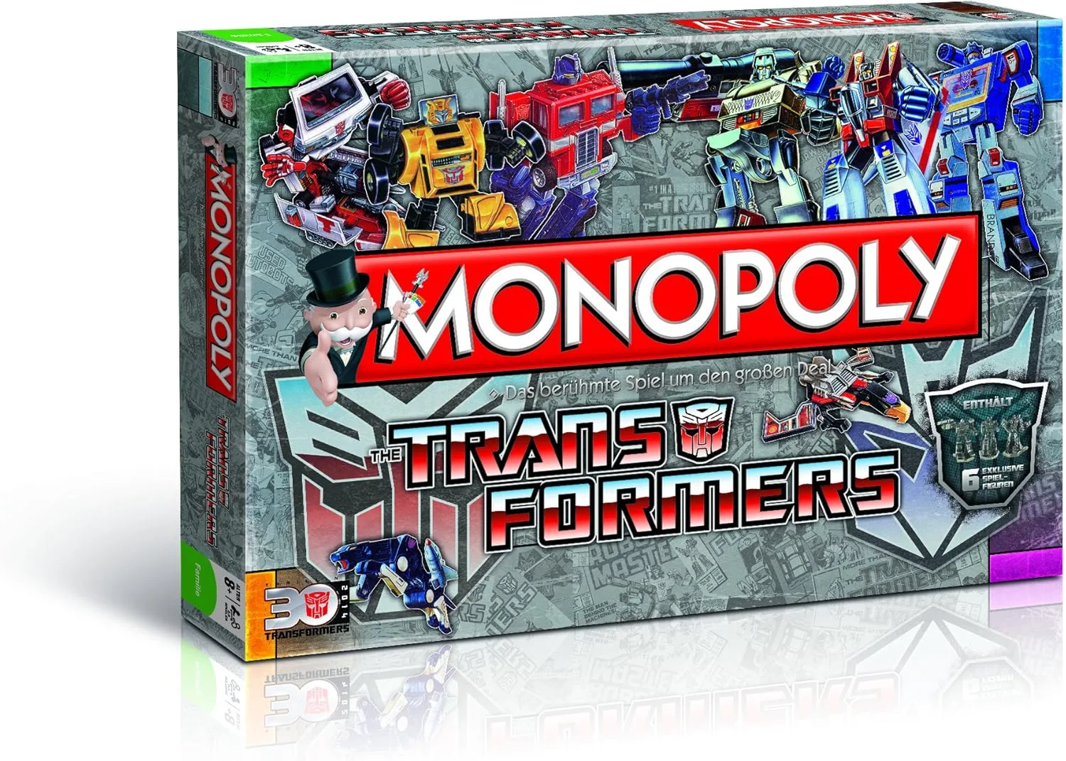Winning Moves 43492 - Monopoly Transformers Retro, Geschicklichkeitsspiel