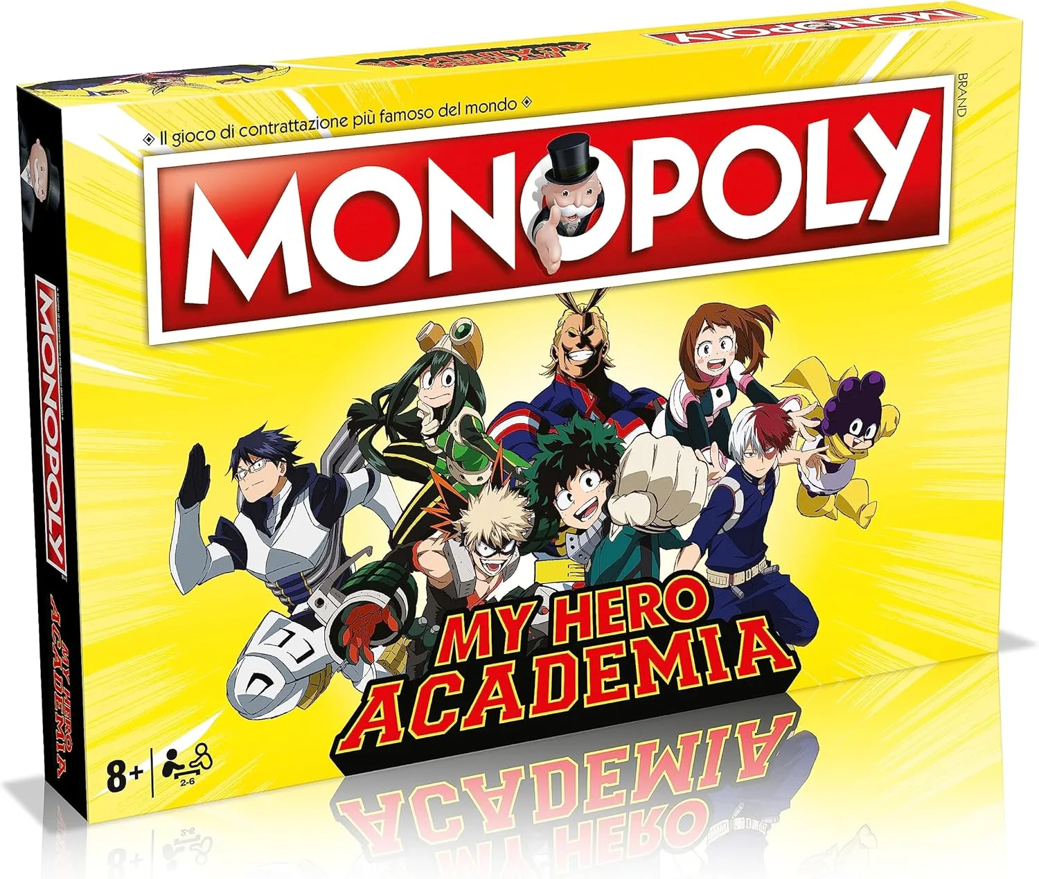 Winning Moves Monopoly My Hero Academia – Brettspiele für Erwachsene, Brettspiele für Kinder, Brettspiele für 2, 2 bis 6 Personen, ab 12 Jahren