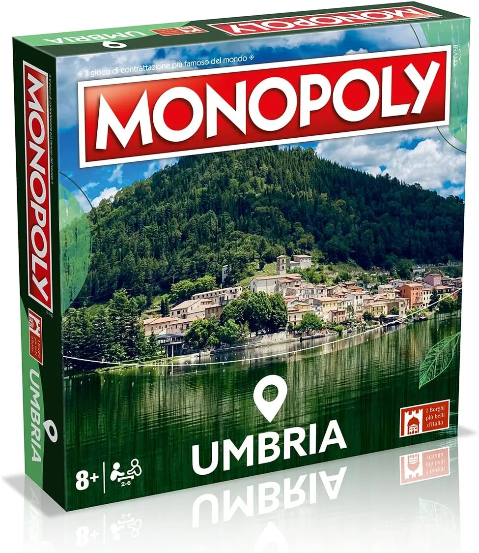 Winning Moves - Monopoly, I Borghi am schönsten di Italien, ed. Umbria