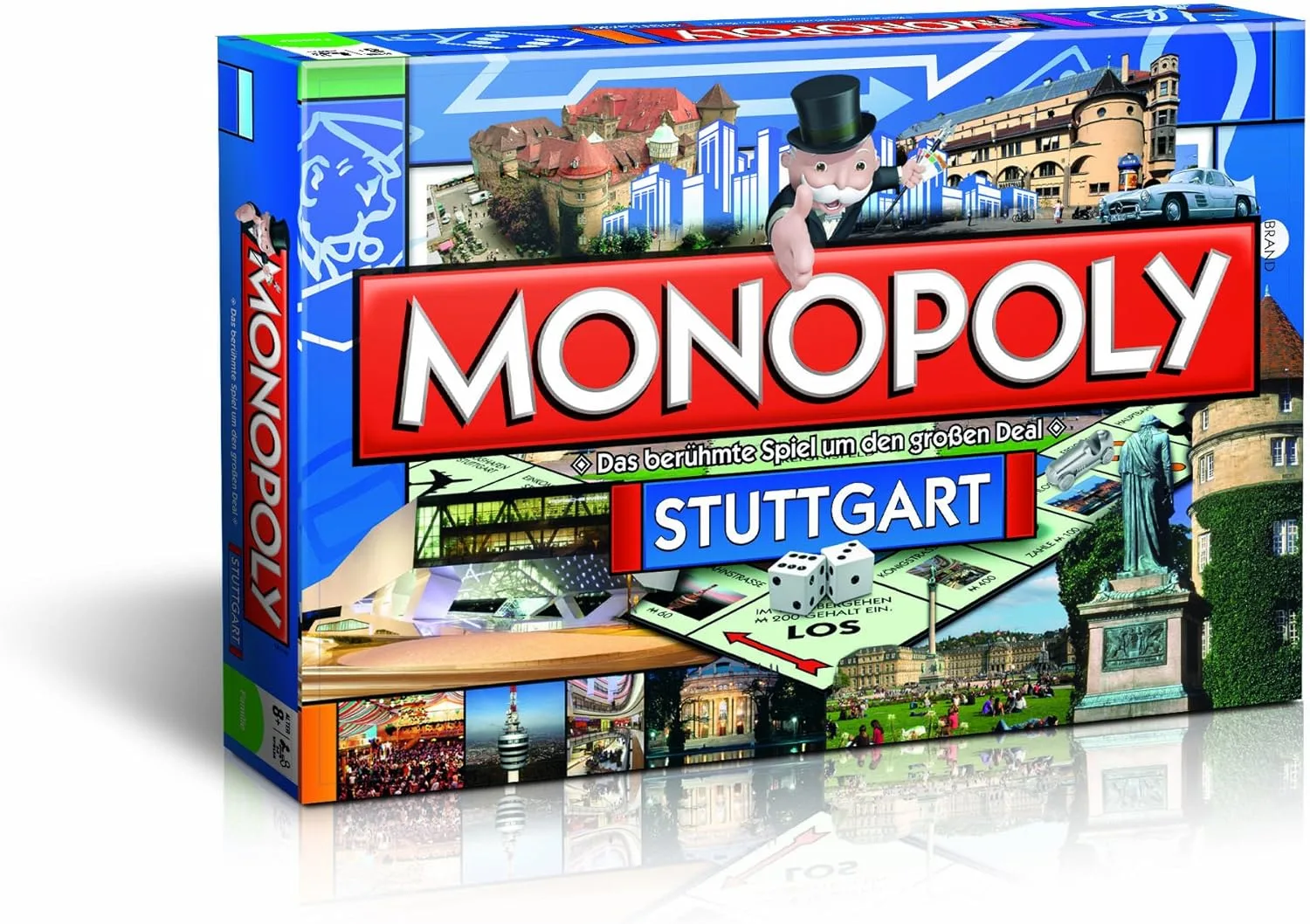Winning Moves - Monopoly - Stuttgart - Monopoly City Edition - Alter 8+ - Deutsch