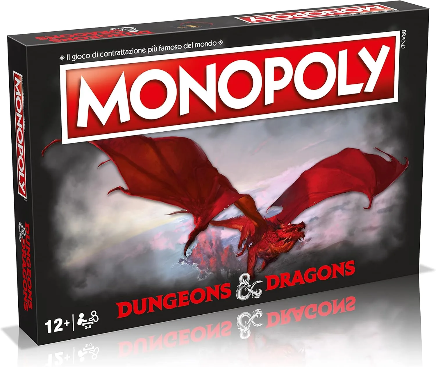 Winning Moves, Dungeons & Dragons, Monopoly, Tischspiel, italienische Edition