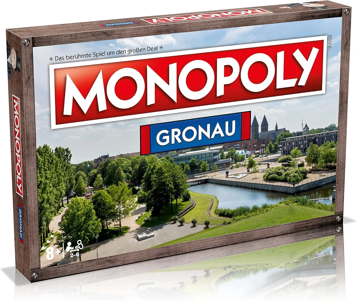 Winning Moves Monopoly - Gronau Brettspiel Gesellschaftsspiel Spiel, 1 stück, ab 6 Jahren