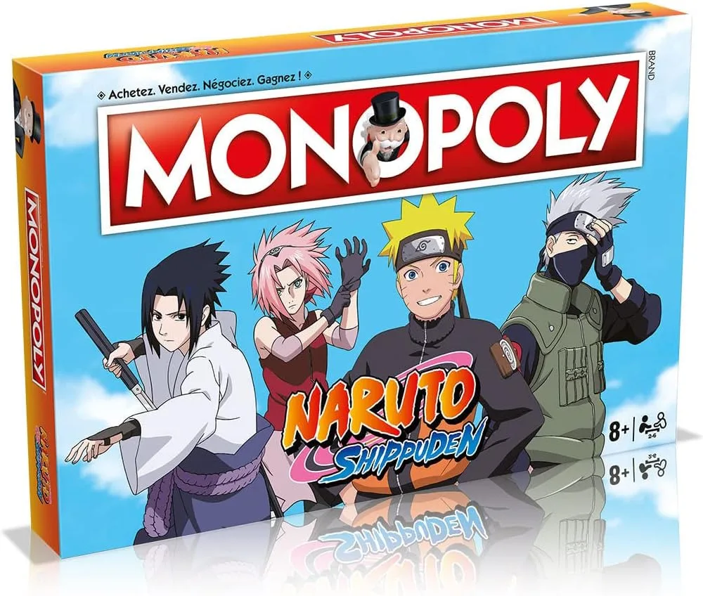 Winning Moves 0293 Monopoly Naruto Shippuden (Sprache Französisch)