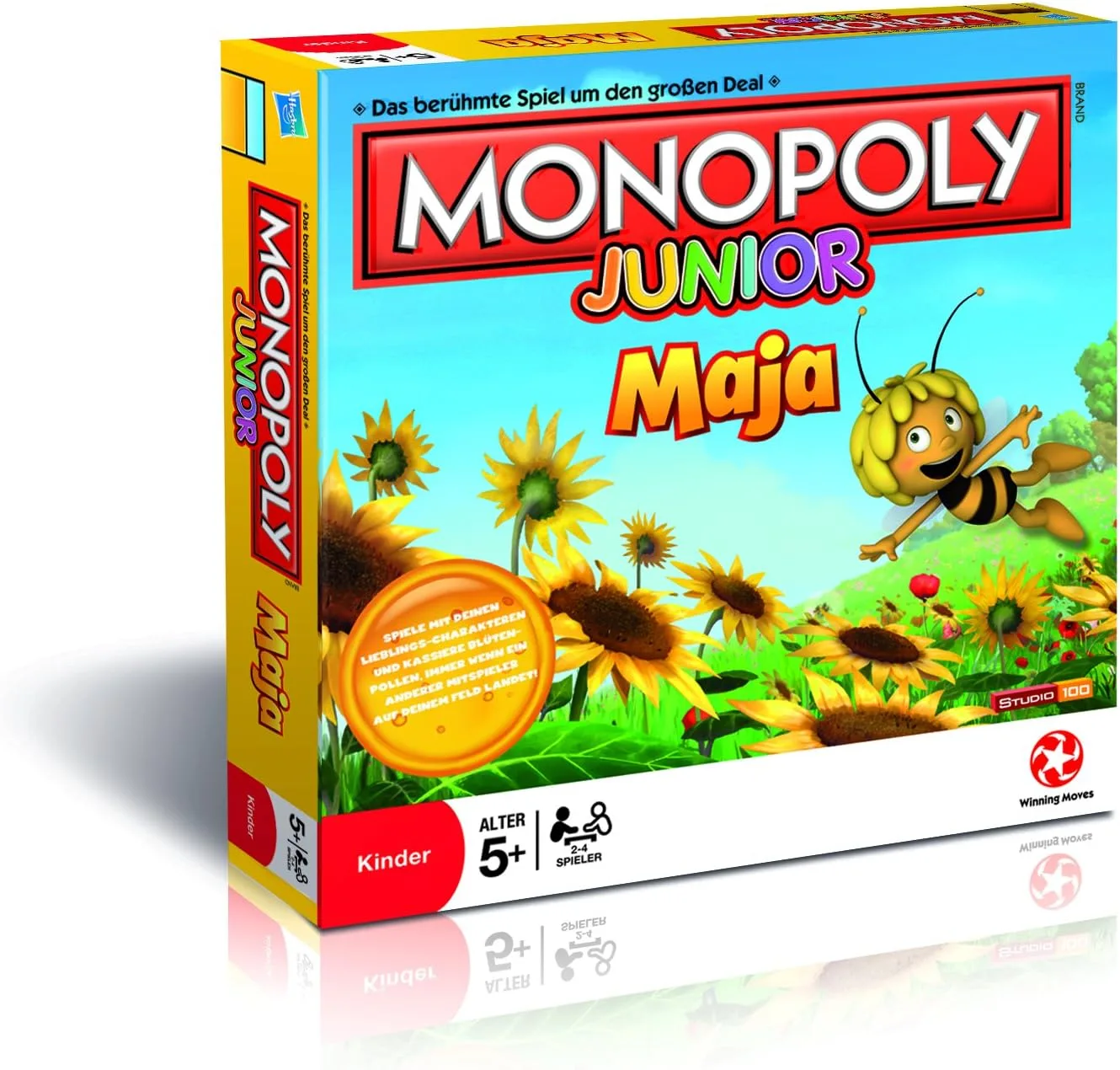 Winning Moves 43027 - Junior Monopoly - Biene Maja Brettspiel